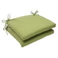 thumbnail image 1 of Pillow Perfect 506012 Forsyth Green Squared Corners Seat Cushion (Set of 2), 1 of 3