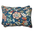 thumbnail image 1 of Pillow Perfect 573359 Telfair Peacock Over-sized Rectangular Throw Pillow - Set of 2, 1 of 2