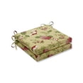 thumbnail image 1 of Pillow Perfect 614120 20 x 20 x 3 in. Outdoor & Indoor Risa Lemonade Squared Corners Seat Cushion, Gold - Set of 2, 1 of 2