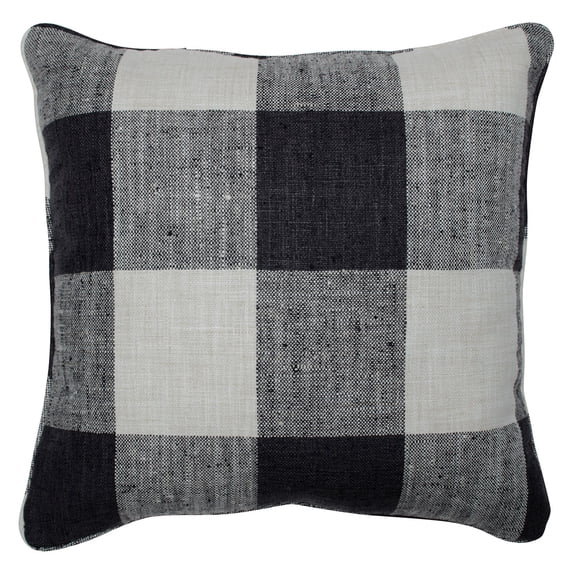 Pillow Perfect Check Please Square Decorative Throw Pillow
