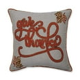 thumbnail image 1 of Pillow Perfect Harvest Throw Pillow 18 x 18 Gray, 1 of 2