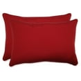 thumbnail image 1 of Pillow Perfect Inc. 387147 Pompeii Red Oversized Rectangle Throw Pillow (Set of 2), 1 of 2