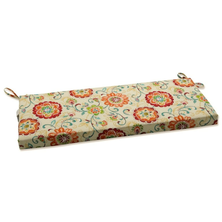 Pillow Perfect Outdoor Fanfare Sonoma Bench Cushion 18 X 45 X 3 18 X 45 X 3 Walmart