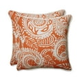 thumbnail image 1 of Pillow Perfect  Outdoor/ Indoor Addie Terra Cotta 18.5-inch Throw Pillow (Set of 2), 1 of 3