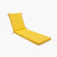 thumbnail image 1 of Pillow Perfect  Outdoor/Indoor Fresco Solids Yellow Chaise Lounge Cushion 80x23x3, 1 of 2