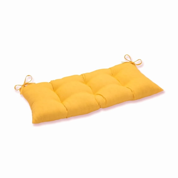 Pillow Perfect Outdoor/ Indoor Fresco Yellow Swing/ Bench Cushion