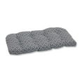 thumbnail image 1 of Pillow Perfect Outdoor/ Indoor In The Frame Ebony Wicker Loveseat Cushion, 1 of 3
