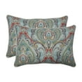 thumbnail image 1 of Pillow Perfect  Outdoor / Indoor Pretty Witty Reef Blue Over-sized Rectangular Throw Pillow (Set of 2), 1 of 2