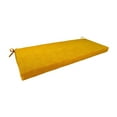 thumbnail image 1 of Pillow Perfect Outdoor/Indoor Bench Cushion - 18" x 45" x 3" Egg Yolk, 1 of 5