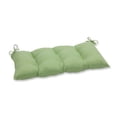 thumbnail image 1 of Pillow Perfect Outdoor/ Indoor Tweed Lime Wrought Iron Loveseat Cushion, 1 of 5
