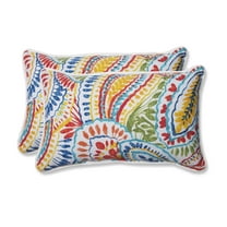 Pillow Perfect  Outdoor Ummi Multi Rectangular Throw Pillow (Set of 2)
