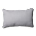 thumbnail image 1 of Pillow Perfect Oxford Charcoal Rectangular Throw Pillow, 1 of 2