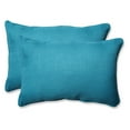 thumbnail image 1 of Pillow Perfect Rave Solid 24.5 x 16.5 in. Over-sized Rectangular Outdoor/Indoor Throw Pillow - Set of 2, 1 of 2