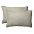 thumbnail image 1 of Pillow Perfect Rave Solid 24.5 x 16.5 in. Over-sized Rectangular Outdoor/Indoor Throw Pillow - Set of 2, 1 of 2