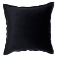 thumbnail image 1 of pillow perfect velvet flange black 18-inch throw pillow, 1 of 11