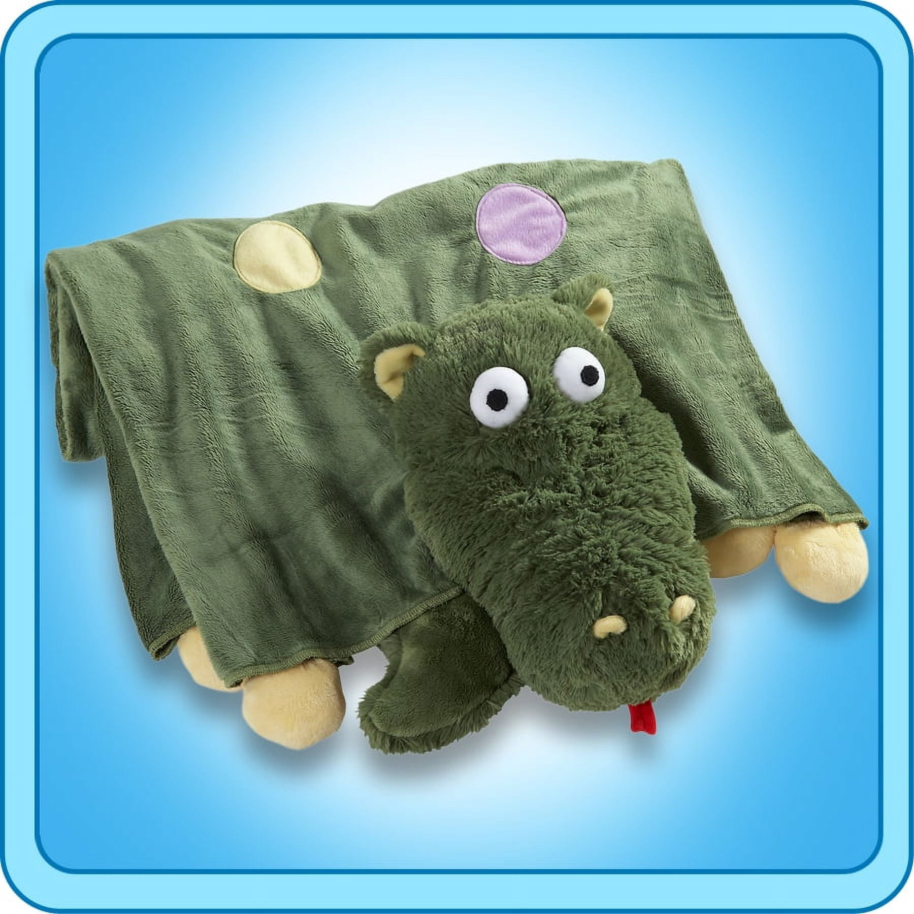 Pillow Pet Dizzy Dragon Blanket Plush Toy Gift 