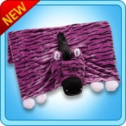 Pillow Pet Zany Zebra Purple/Black Blanket Plush Toy Gift