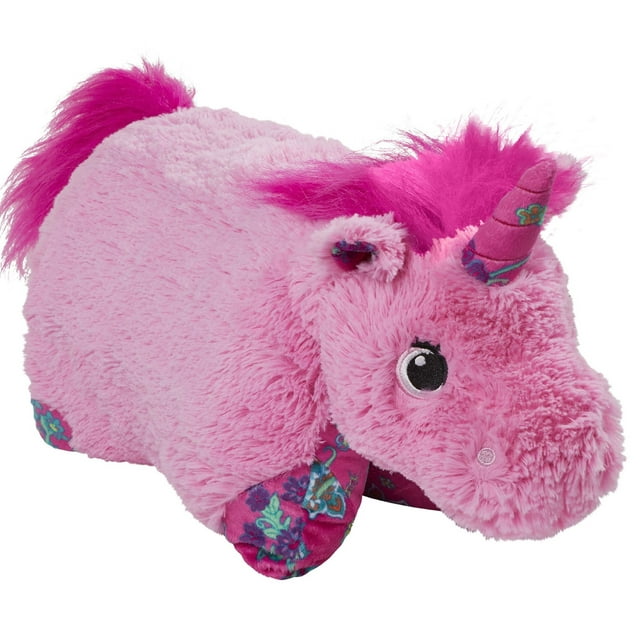Pillow Pets 18" Pink Unicorn Stuffed Animal Plush Toy Pillow Pet