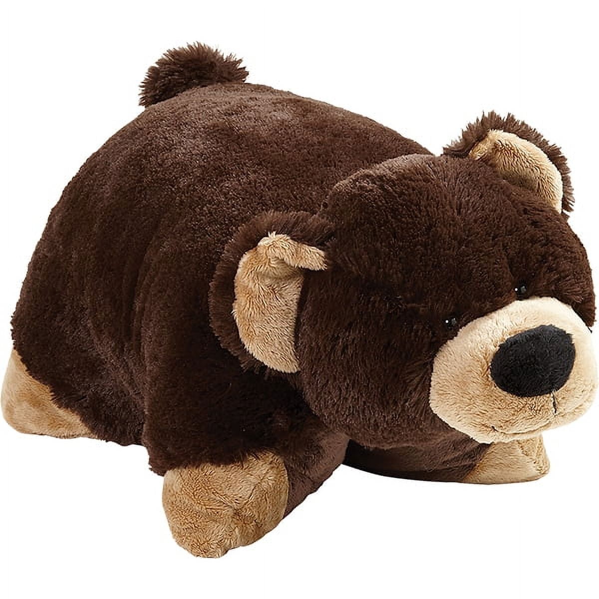 Pillow Pets Large 18" Signature Mr. Bear Plush Toy - Soft Kids Gift ...