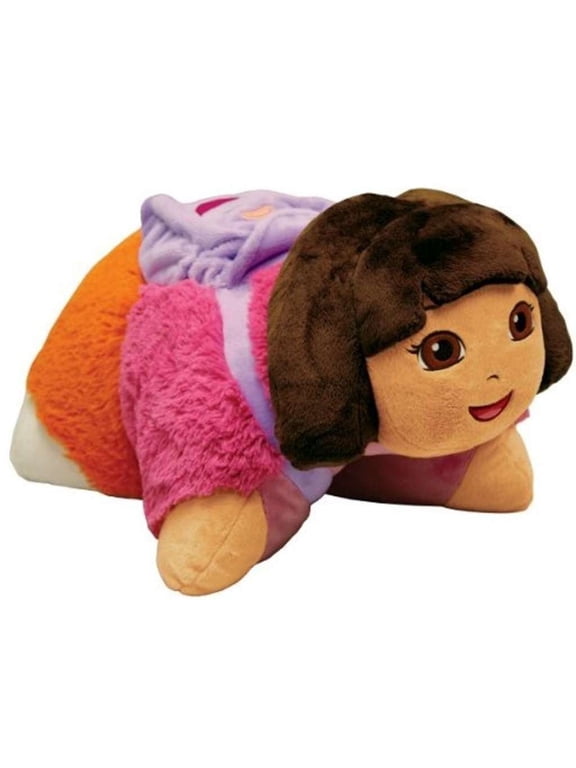 -Comfort Stuffed Plush Toy Pillow 11"- Dora The Explorer Kids All Ages Multi-Colored
