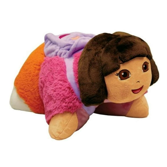 Pillow Pets -Comfort Stuffed Plush Toy Pillow 11"- Dora The Explorer Kids All Ages Multi-Colored