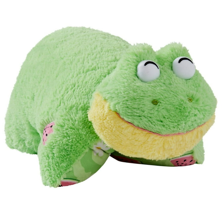 Pillow Pets Sweet Scented Watermelon Frog Plush Toy Green