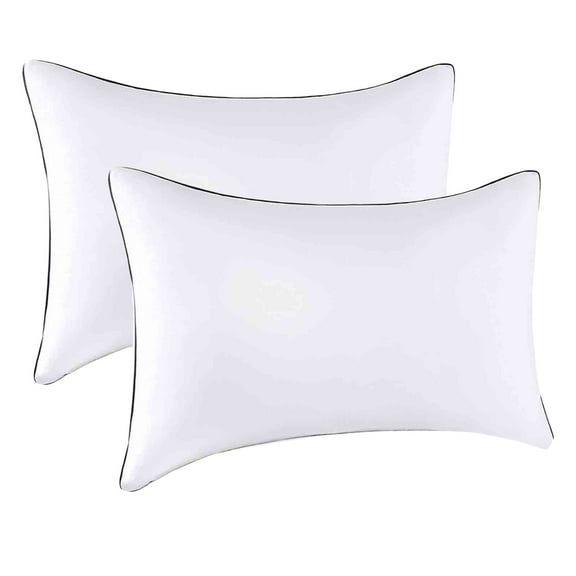 Pillow The Pillows Bed Pillows Standard Size Set Of 2 Home & Hotel Bed Pillows Shape Retention For Side Back Or Stomach Sleepers Breathable Soft And Cool