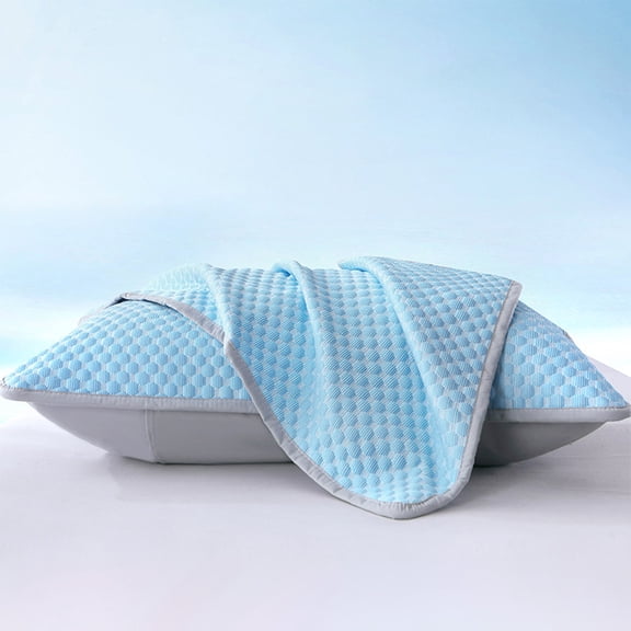 Pillow Protector, 2-Pack Waterproof Pillow Covers, Breathable Oil-Proof Polyester Encasement, Hotel Quality, Hypoallergenic, Dust Mite Protection, Standard Size