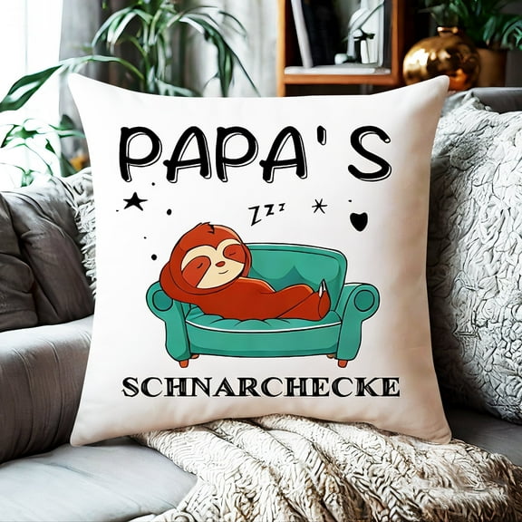 Pillow Protectors Covers 18x18 inches Set of 2 Soft White Cartoon Style Decorative Pillow Cases for Couch, Living Room, Bedroom, and Car