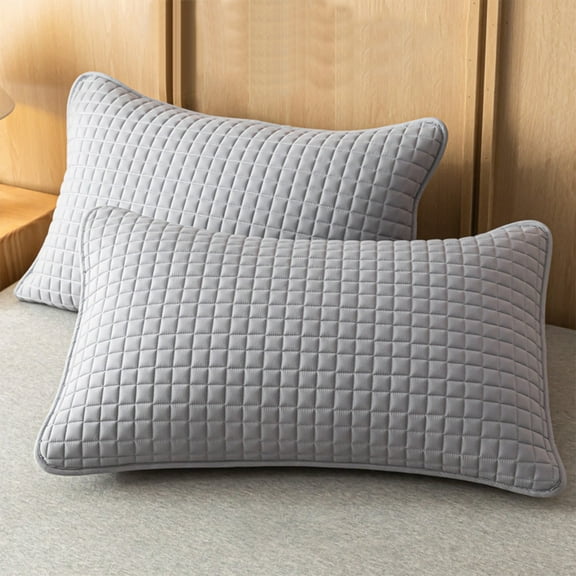 Pillow Protectors Standard Size 2 Pack,Waterproof Pillow Covers,Hypoallergenic Bed Pillow Protectors,Breathable Soft Pillowcase Liners,Stain Proof Mattress Protector,Pillow Encasement