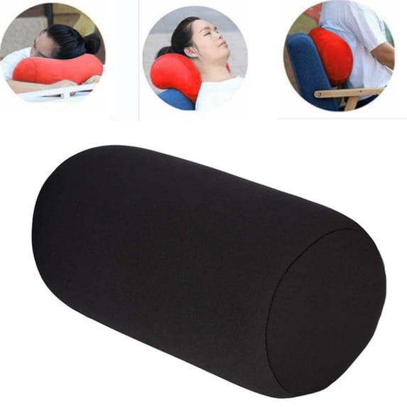 Pillow Roll Body Cushion Cylinder Throw Pillow Neck Arm Back Support for Plane Car Travel Recliner Sleeping