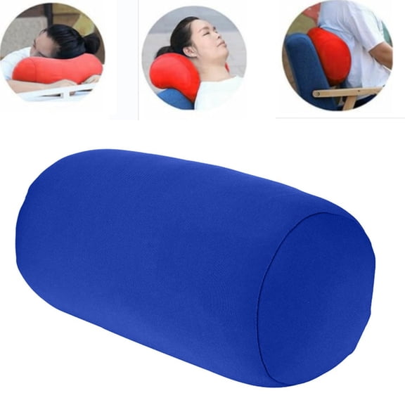 Pillow Roll Body Cushion Cylinder Throw Pillow Neck Arm Back Support for Plane Car Travel Recliner Sleeping