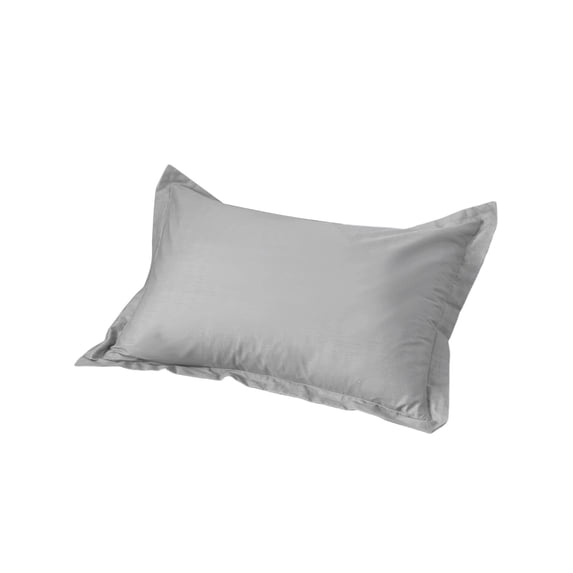 Pillow Shams, Microfiber Standard, Fade, Wrinkle and Shrinkage Resistant Soft Pillow Covers with Envelope Closure Sham Cover for Hot Sleepers Gray