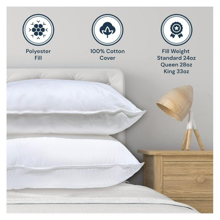 Pillow Similar to Choice Hotels Soft and Firm Hotel Bed Pillows for Optimal Sleeping Soft Queen