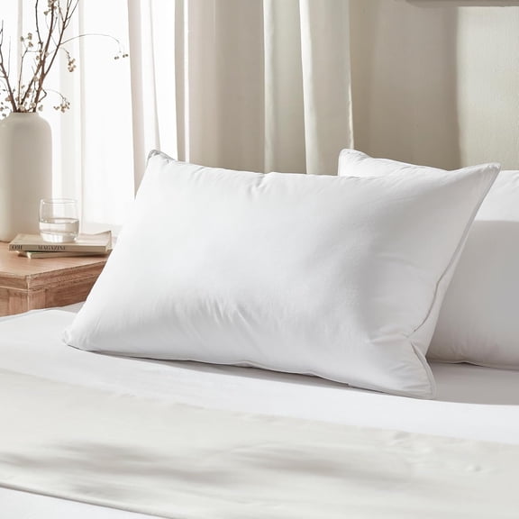 Down Pillow Size Hotel Collection Medium Firm Pillow | Bed Pillow for Sleeping, Goose Down and Filld, Shell 430 Thread Count 600 Fill Power 20" x 36" 1 Pack