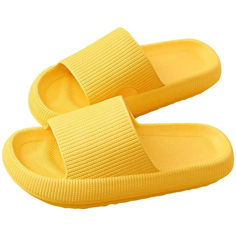 Thick fashion sole slides