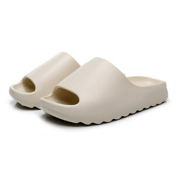 Pillow Slippers for Women and Men, Soft Summer Cloud Sandals, Non Slip Quick Drying Shower Slides, Cushioned Thick Sole, Comfort Indoor and Outdoor Shoes