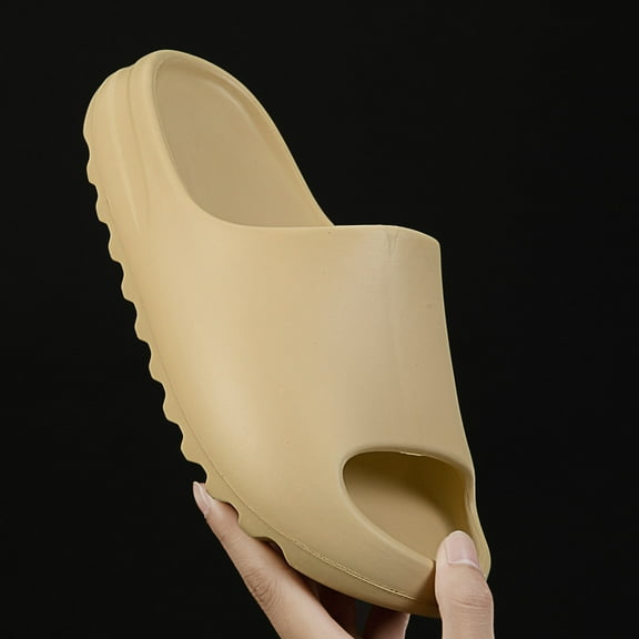 Pillow Slippers for Women and Men, Soft Summer Cloud Sandals, Non Slip Quick Drying Shower Slides, Cushioned Thick Sole, Comfort Indoor and Outdoor Shoes