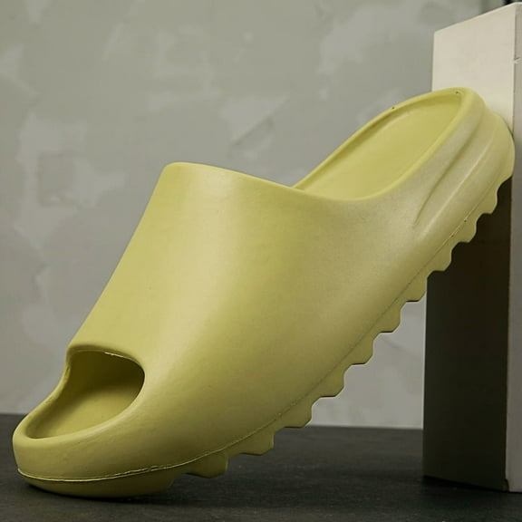 Pillow Slippers for Women and Men, Soft Summer Cloud Sandals, Non Slip Quick Drying Shower Slides, Cushioned Thick Sole, Comfort Indoor and Outdoor Shoes