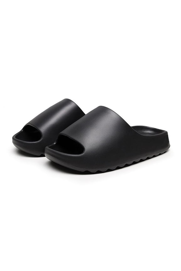 Pillow Slippers for Women and Men, Soft Summer Cloud Sandals, Non Slip Quick Drying Shower Slides, Cushioned Thick Sole, Comfort Indoor and Outdoor Shoes
