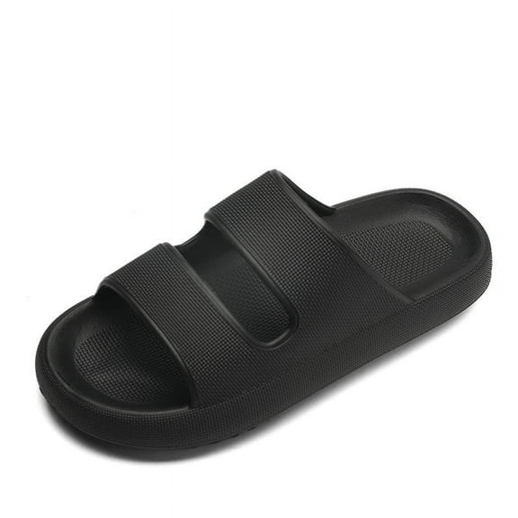 Pillow Slippers for Women and Men, Soft Summer Cloud Sandals, Non Slip Quick Drying Shower Slides, Cushioned Thick Sole, Comfort Indoor and Outdoor Shoes