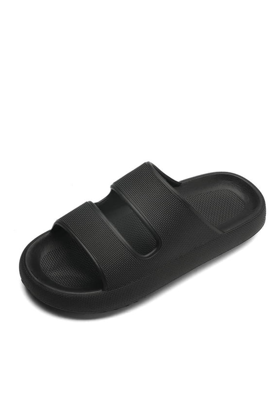 Pillow Slippers for Women and Men, Soft Summer Cloud Sandals, Non Slip Quick Drying Shower Slides, Cushioned Thick Sole, Comfort Indoor and Outdoor Shoes