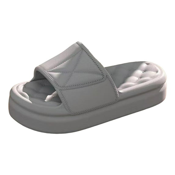 Pillow Slippers for Women Men Indoor Outdoor Non Slip House Sliders Bathroom Shower Slip-On Sandals
