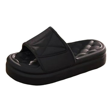 Pillow Slippers for Women Men Indoor Outdoor Non Slip House Sliders Bathroom Shower Slip-On Sandals