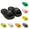thumbnail image 1 of Pillow Slippers for Women Men Non-Slip Quick Drying Bathroom Shower Sandals Thick Sole Cloud Slides Indoor & Outdoor, 1 of 6