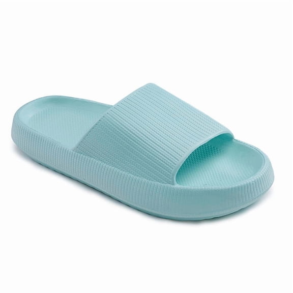 Pillow Slippers for Women and Men,Cloud Slippers Non Slip Quick Drying Shower Slides Bathroom Sandals,Cushioned Thick Sole,Easy to Clean