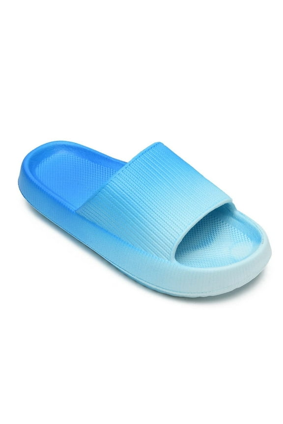 Pillow Slippers for Women and Men,Cloud Slippers Non Slip Quick Drying Shower Slides Bathroom Sandals,Cushioned Thick Sole,Easy to Clean