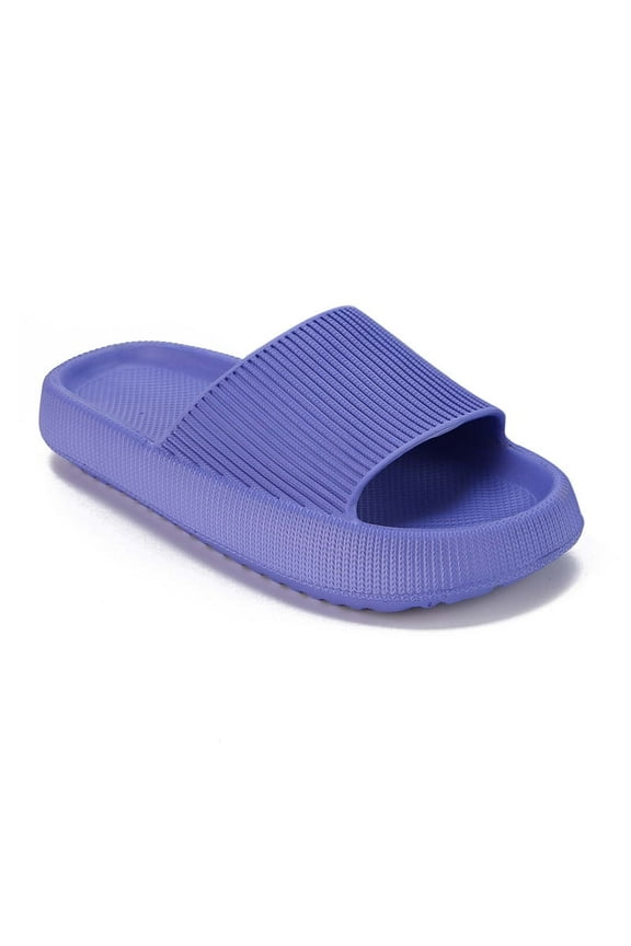 Pillow Slippers for Women and Men,Cloud Slippers Non Slip Quick Drying Shower Slides Bathroom Sandals,Cushioned Thick Sole,Easy to Clean