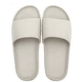 thumbnail image 1 of Pillow Slippers for Women and Men Non Slip Quick Drying Shower Slides Bathroom Sandals - grey, 1 of 5