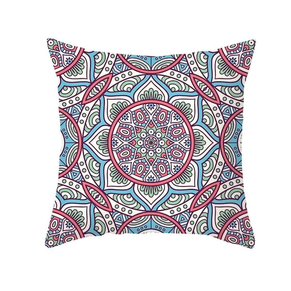 Pillow Sofa Cushion Cover Home Decor Throw Mandala Pattern Decorative Case